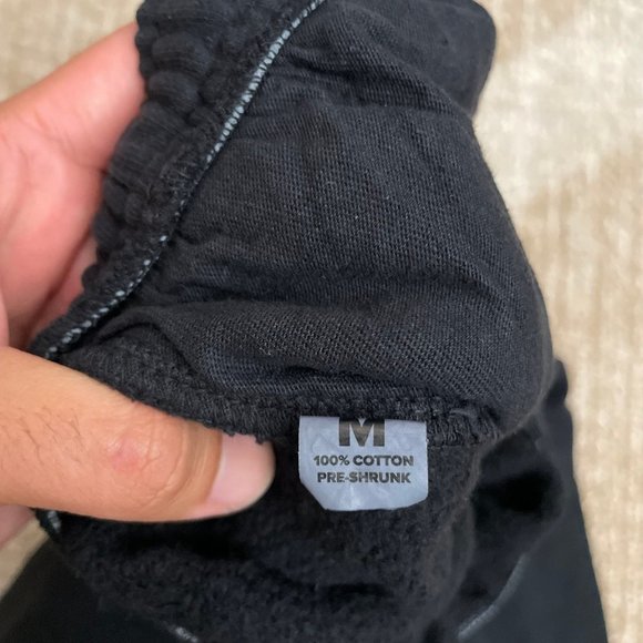 KIDS WORLDWIDE SSENSE Exclusive Kids Black All Over Love Print Sweatpants Sz M - Picture 6 of 7